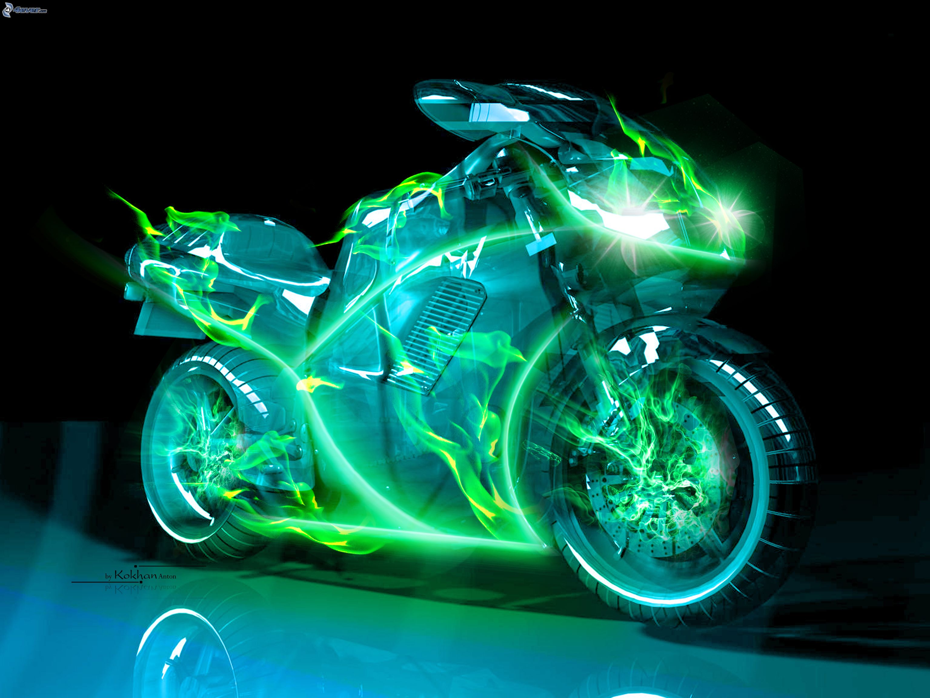 Zierstreifen Motorrad Neon Heck Kanzel Verkleidung Rennmotorrad